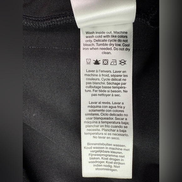 DKNY Casual Mid Rise Black Logo Joggers Sweatpants Striped Size Large - Picture 5 of 8